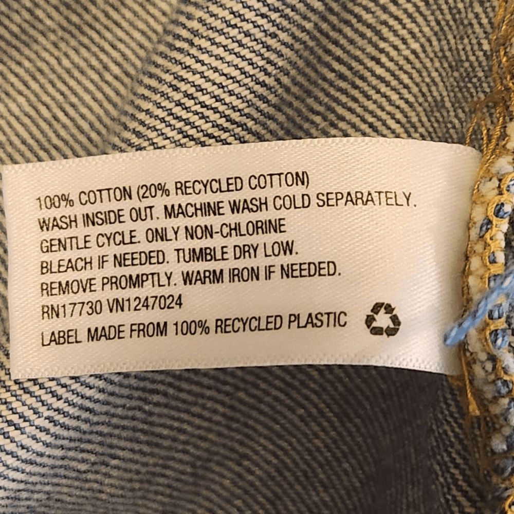 The Future Collective Blue Pleated Denim Jacket Small (4338CL) - Picture 6 of 6